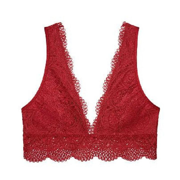 Victoria's Secret Other - Victoria's Secret Lace Plunge Bra Bralette    NWT